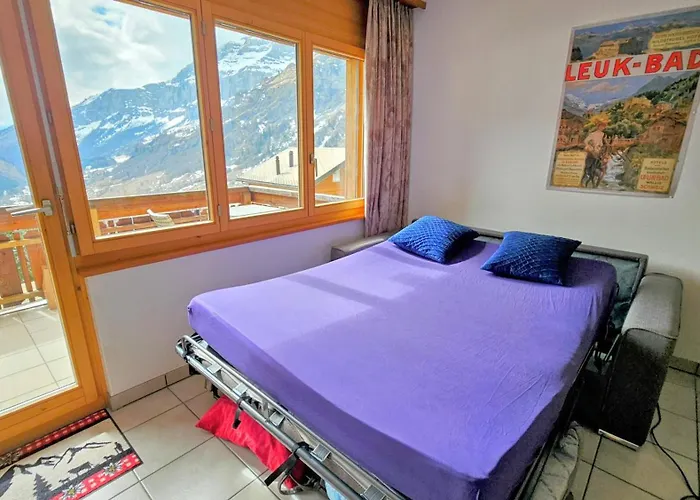 Apline Escape - Peace & Views Lägenhet Leukerbad